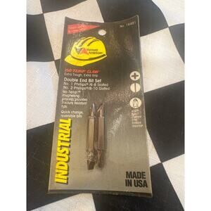 Vermont American double end bit set made in USA 1992 industrial